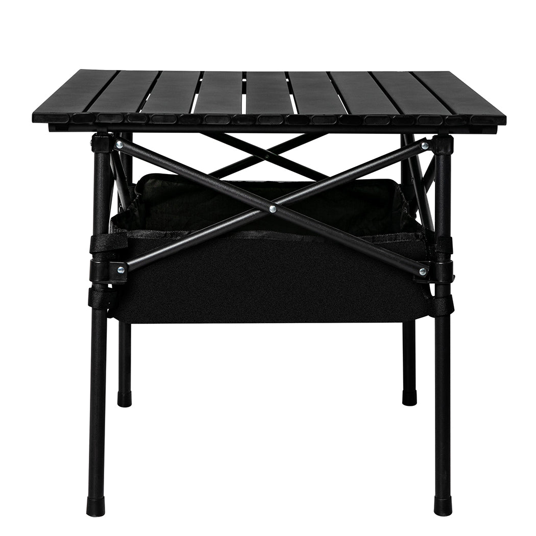 Levede Folding Camping Table Portable Black-1942353033010745345