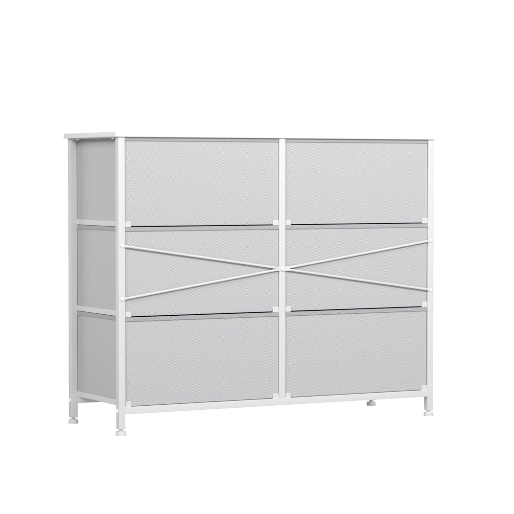Levede 6 Chest of Drawers Storage Cabinet-1917016729767251969