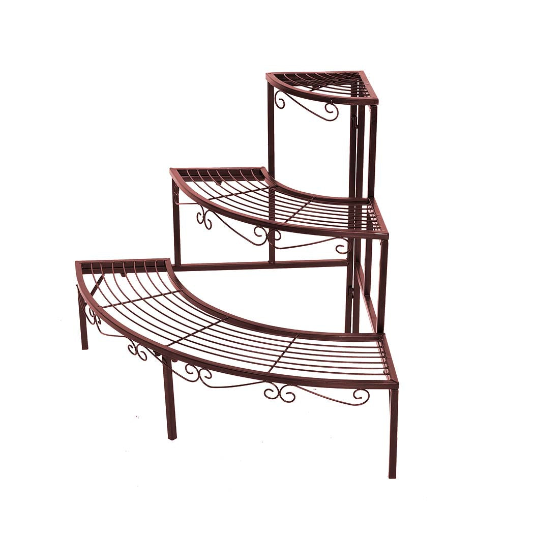Levede Plant Stand Outdoor Indoor Metal-1942352901250879489