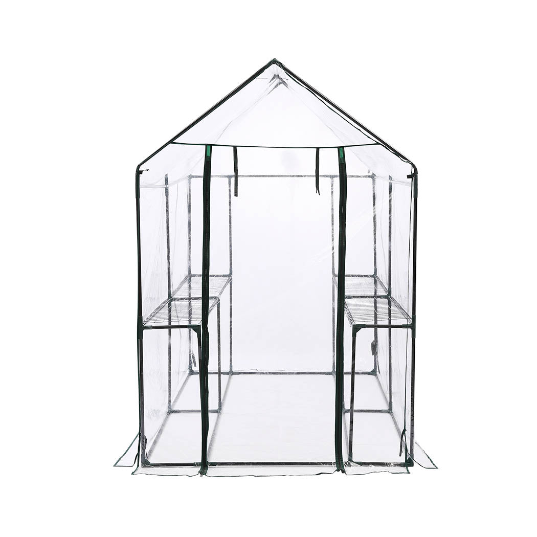 Levede 2 Tier Walk In Greenhouse Garden-1942352905365491713