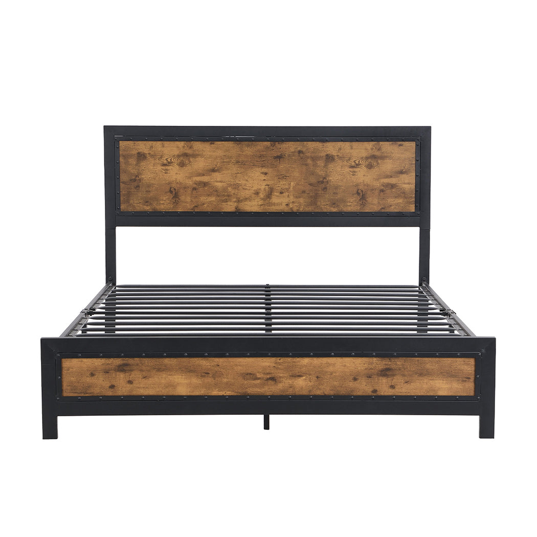 Levede Metal Bed Frame Double Mattress-1910113213660401665