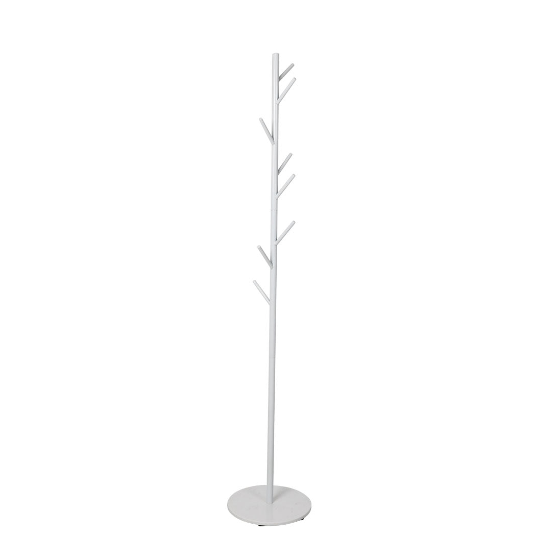Levede Coat Rack Hat Clothes Stand Hanger White-1942353103940620289