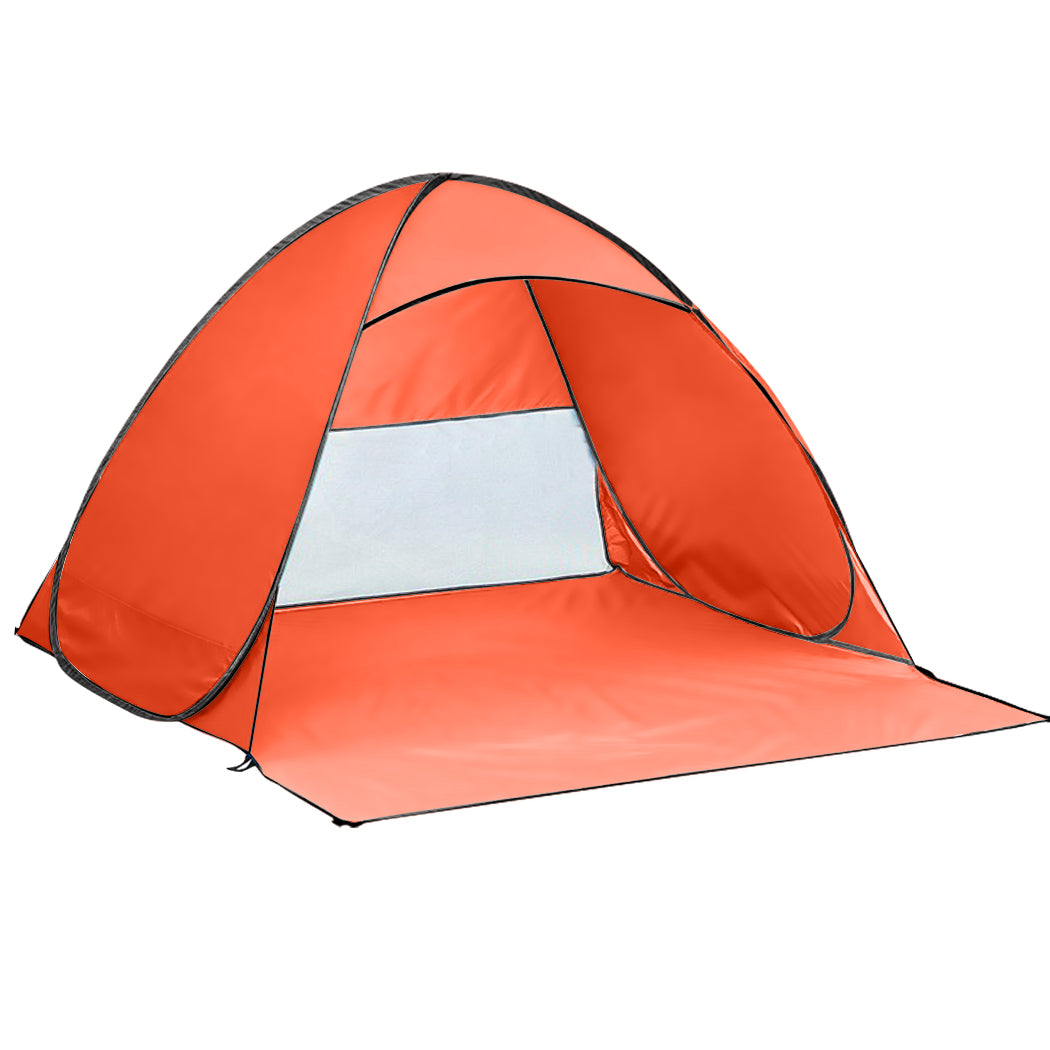 Mountview Pop Up Beach Tent Caming Portable Orange-1942352872092078081