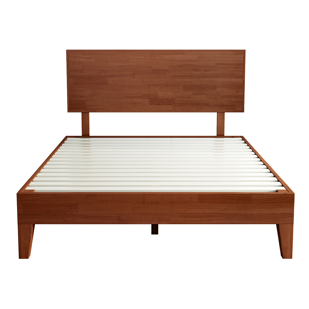 Levede Queen Rubberwood Bed Frame-1910113212540522497