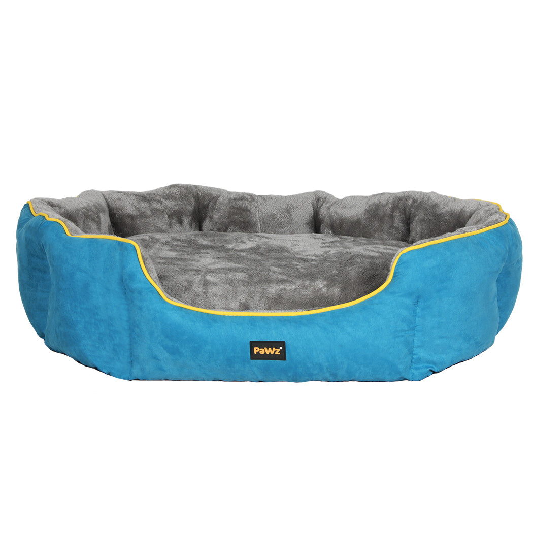 PaWz Electric Pet Heater Bed Heated S Blue Small-1942352737207455745