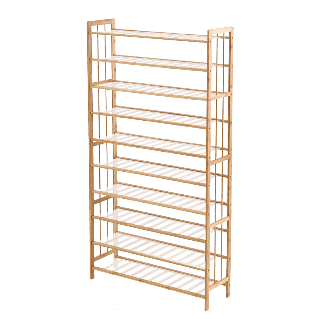 Levede Bamboo Shoe Rack Storage Wooden-1942353135905411073