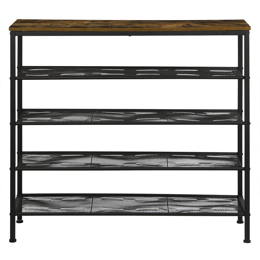 Levede 5-Tier Shoe Rack Storage Cabinet 100cm Wide-1942353136425504769