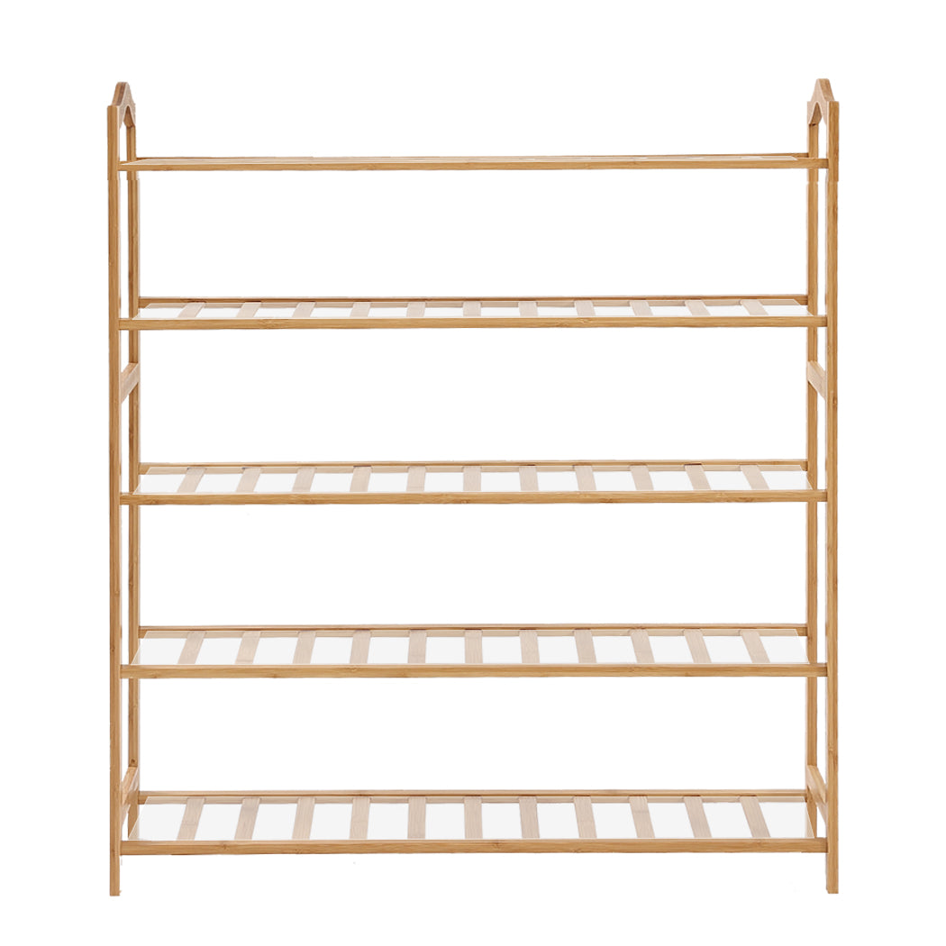 Levede Bamboo Shoe Rack Storage Wooden-1942353134701645825