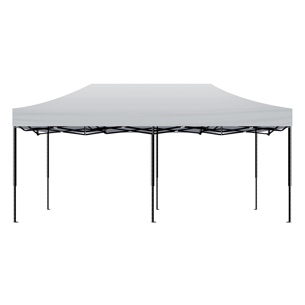 Mountview Gazebo Tent 3x6 Outdoor Marquee Black-1942353792452399105
