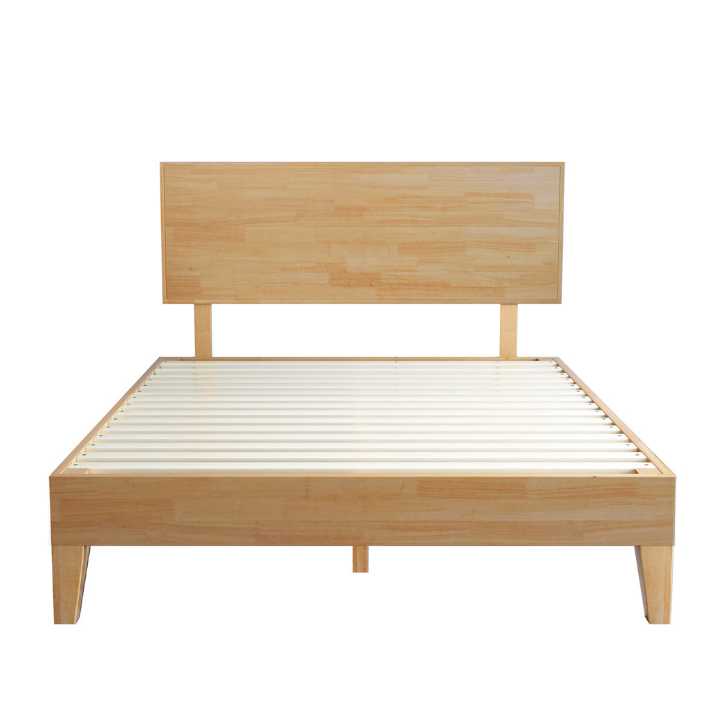 Levede Queen Rubberwood Bed Frame-1910113212859289601