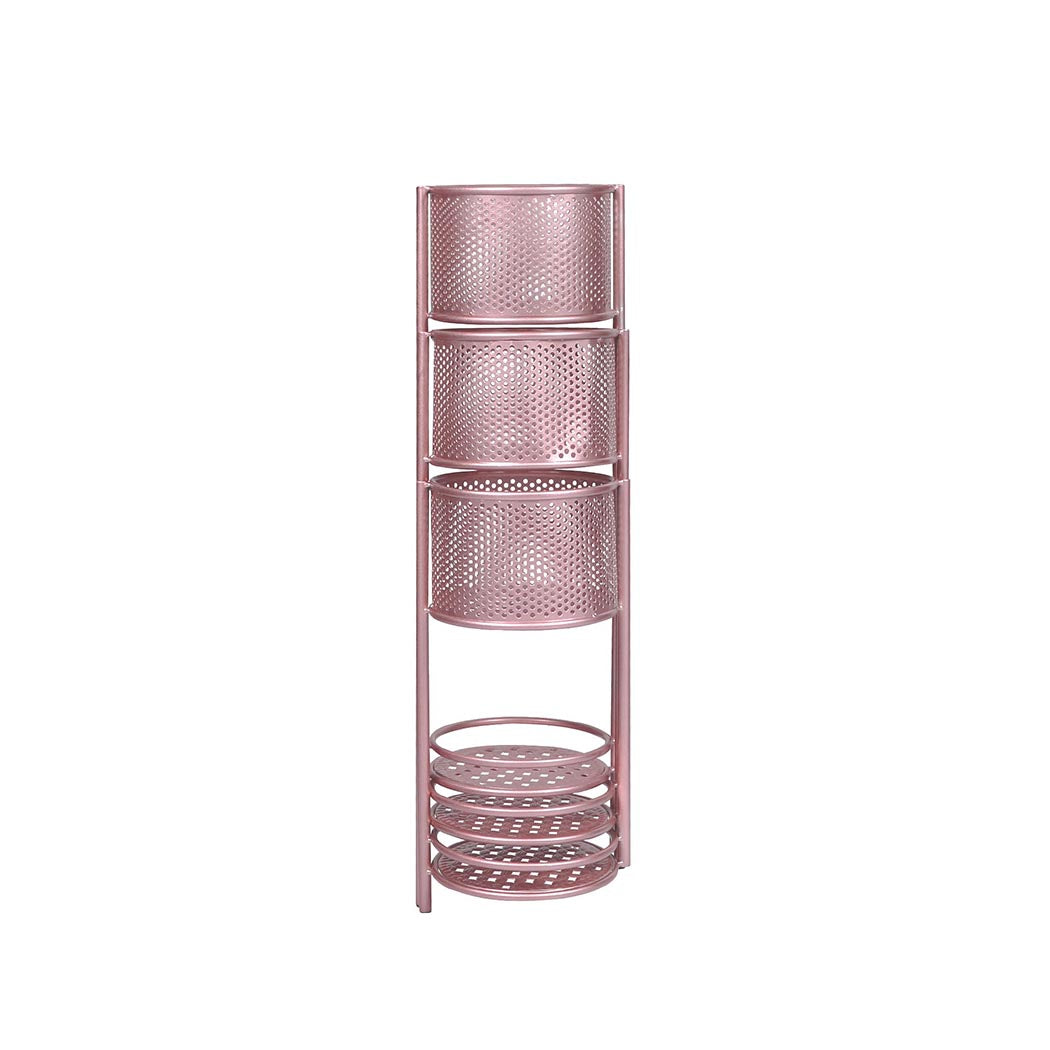 Levede 6 Tier Plant Stand Swivel Outdoor Rose Gold-1942353742254968833