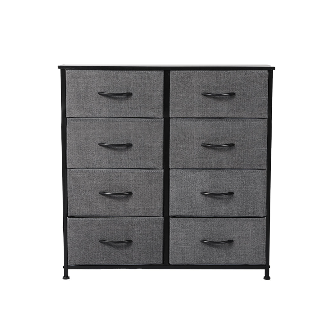 Levede Storage Cabinet Tower Chest Dark Grey-1917016725627473921