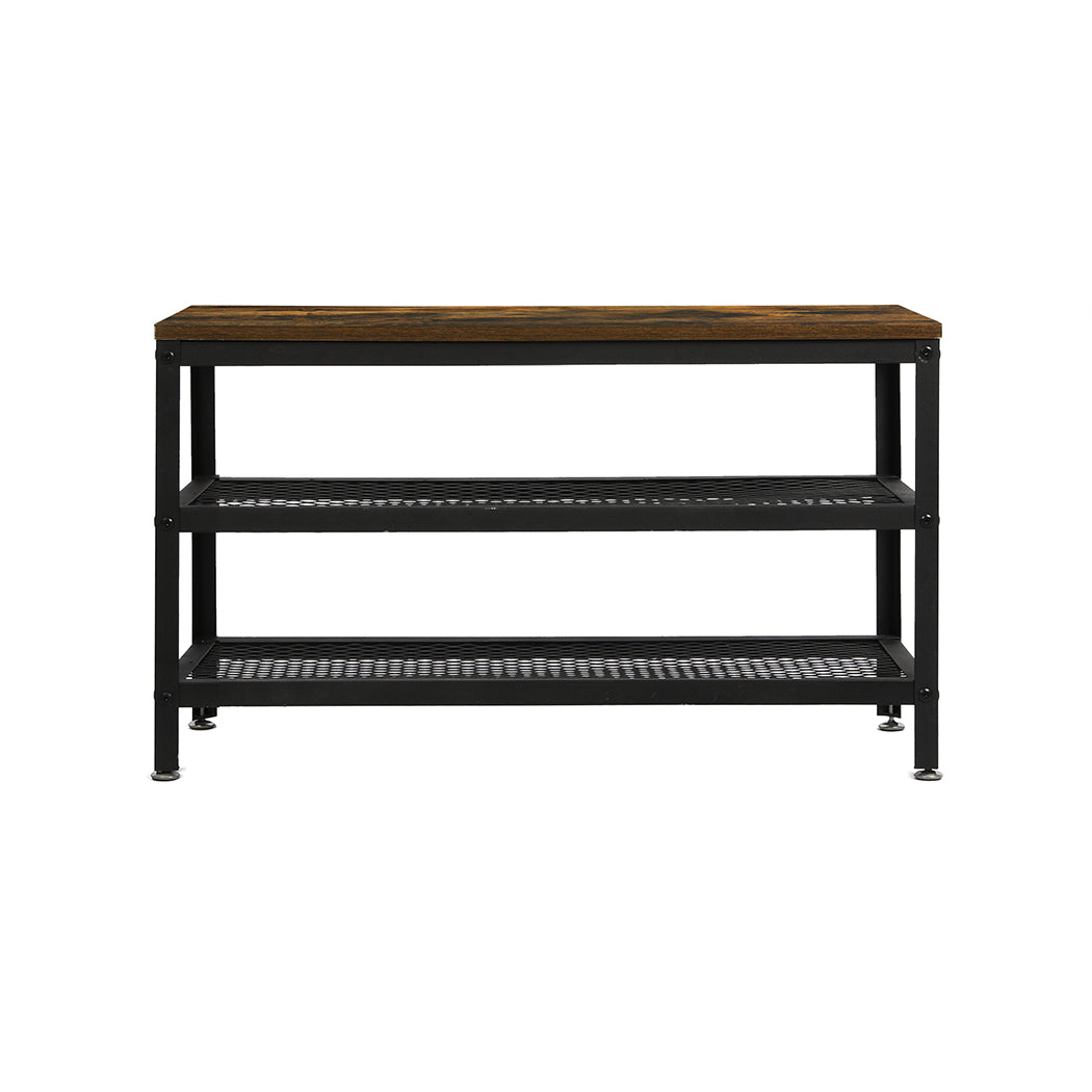 Levede 3-Tier Shoe Rack Bench Storage Cabinet 73cm-1942353136249344001