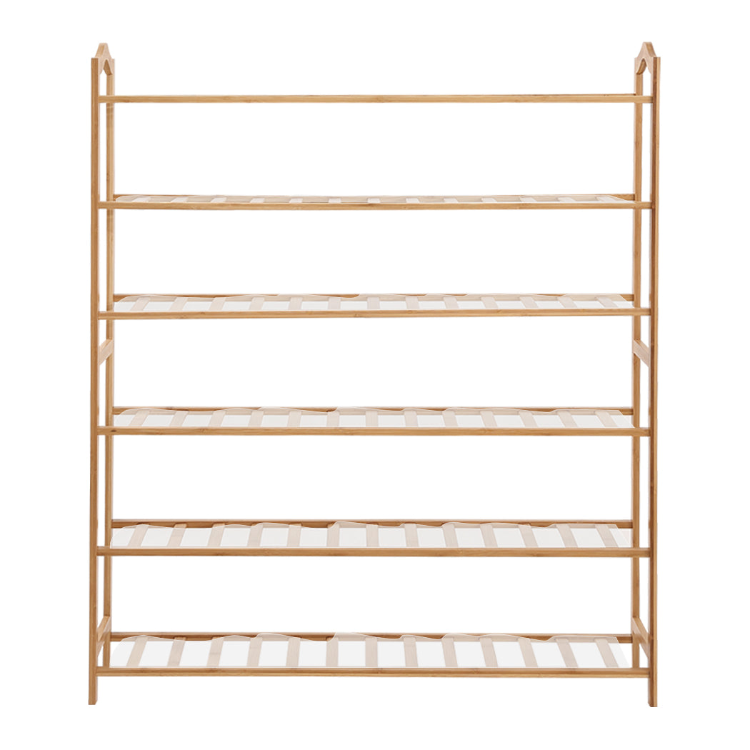 Levede Bamboo Shoe Rack Storage Wooden 80cm-1942353135561478145