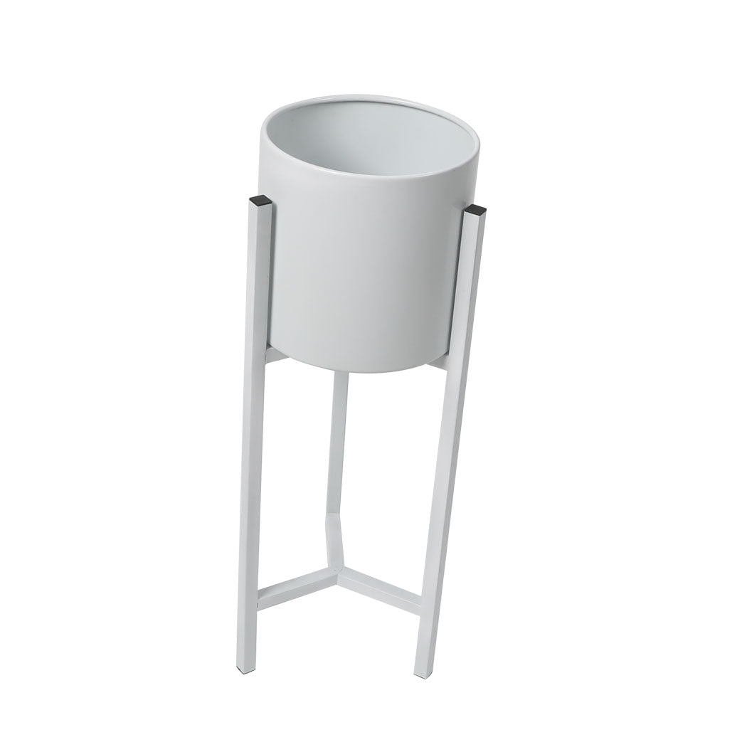 Levede Plant Stand Garden Planter Metal White Large-1942352905852030977