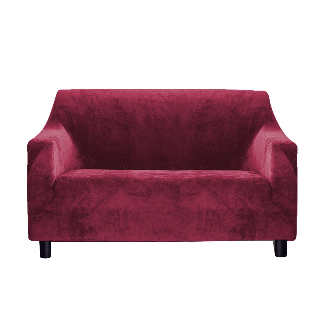Marlow Sofa Covers 2 Seater High Stretch Wine-1942353147838205953