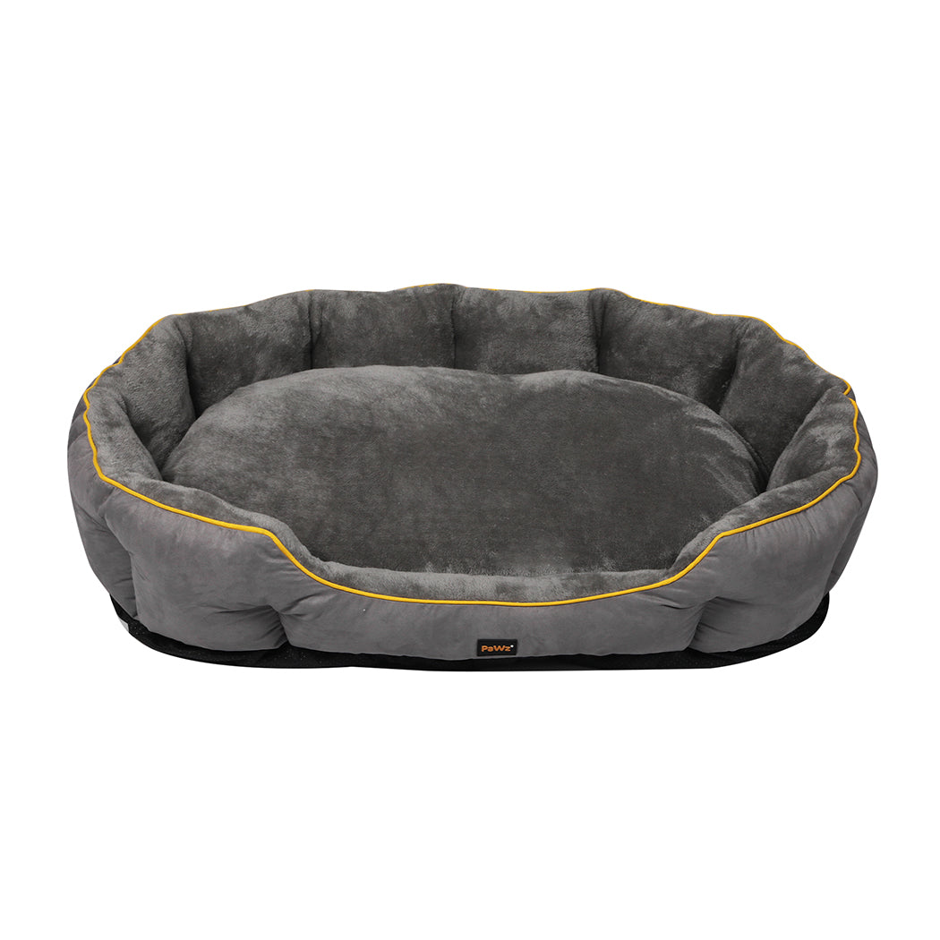 PaWz Electric Pet Heater Bed Heated XL Grey X-Large-1942352737819824129