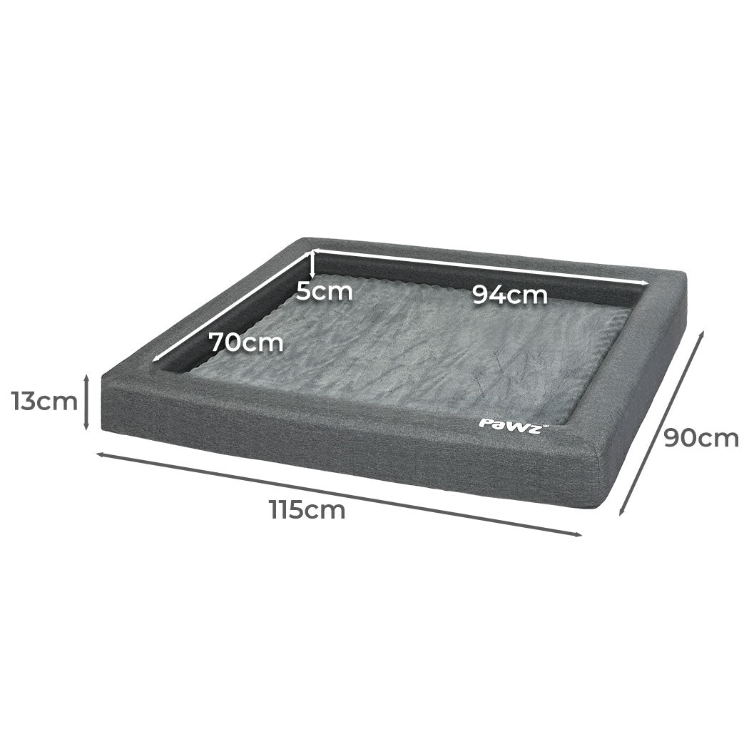 PaWz Memory Foam Pet Bed Calming Dog XL X-Large-1942352756832604162