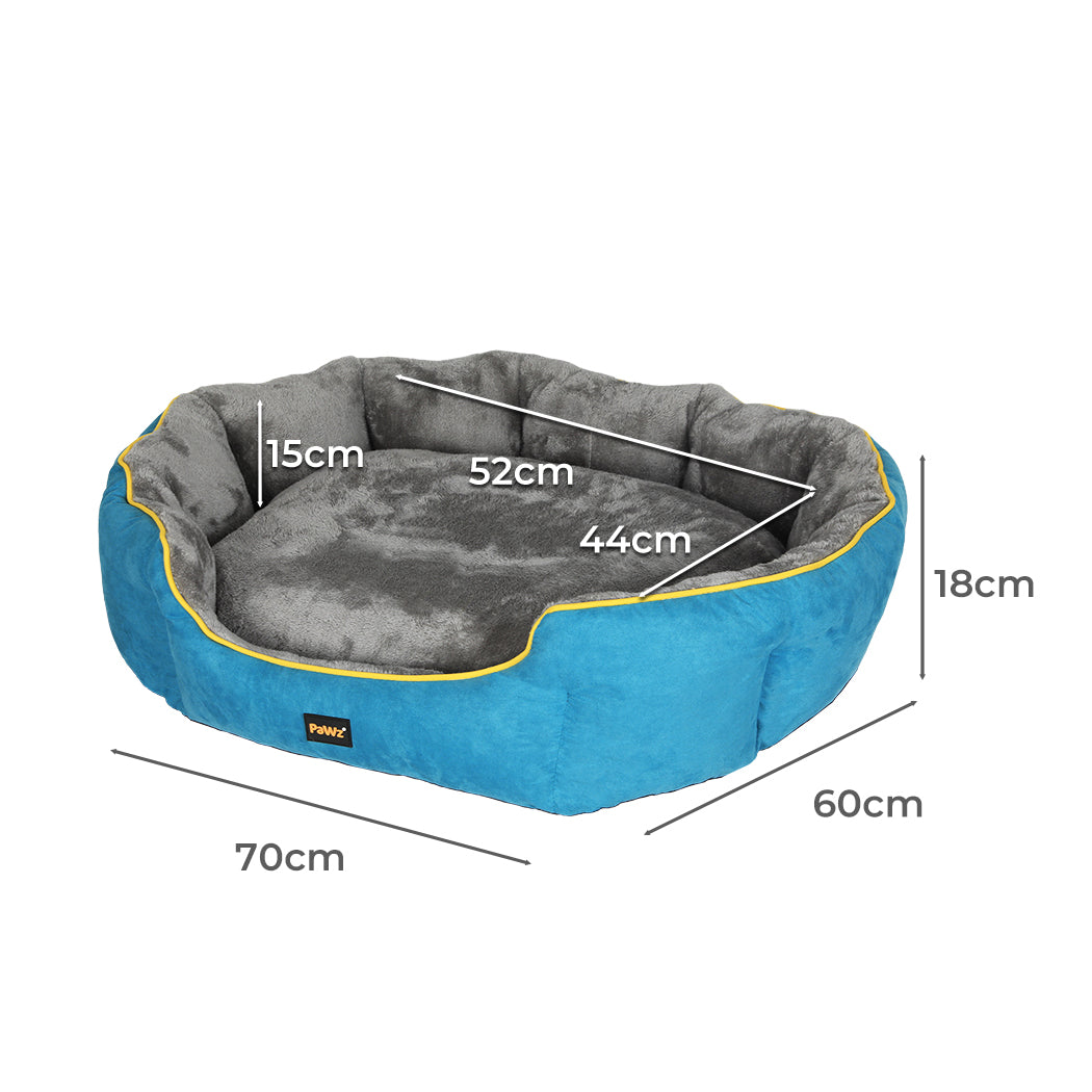 PaWz Electric Pet Heater Bed Heated M Blue Medium-1942352736813191170
