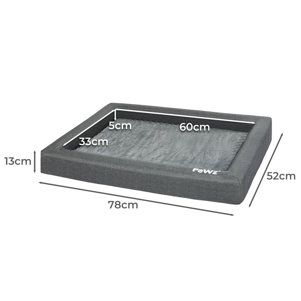 PaWz Memory Foam Pet Bed Calming Dog M Medium-1942352756669026306