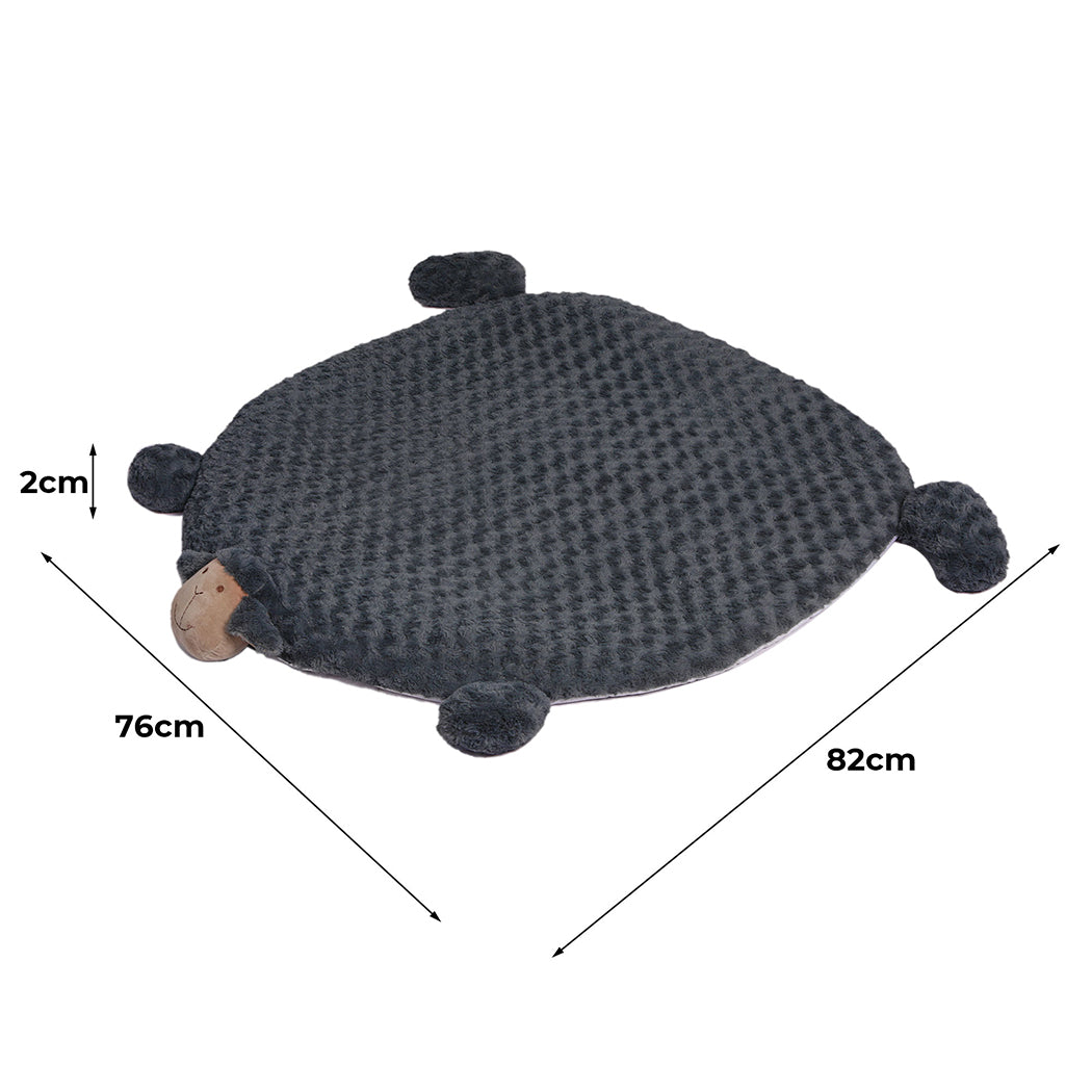 PaWz Pet Bed Cat Calming Bed Dog Squeaky M Charcoal Medium-1942353076971245570