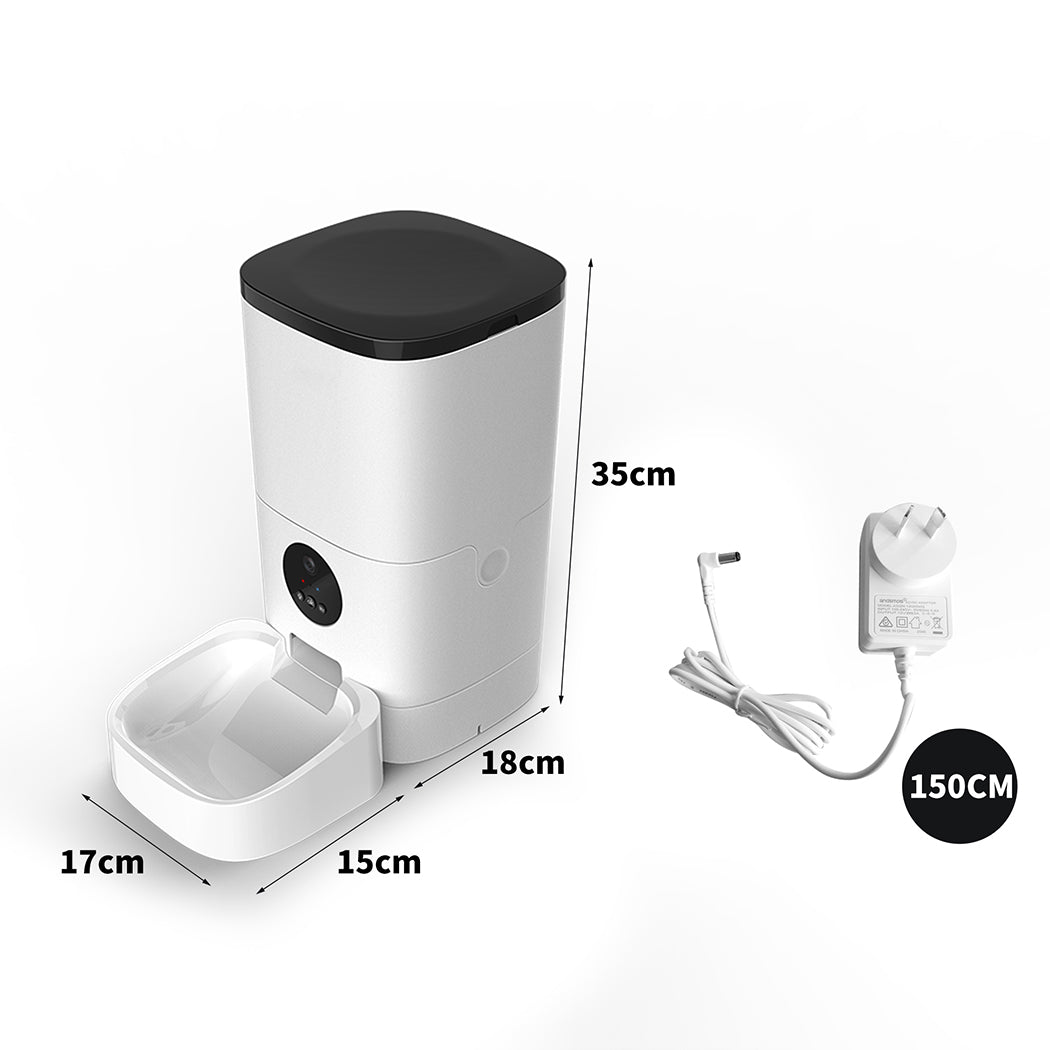 PaWz 6L Auto Feeder Pet Automatic Camera-1942353084424523778