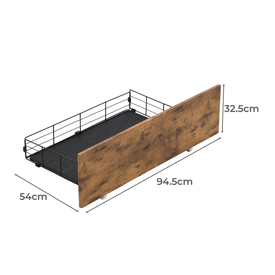 Levede 4 Double Bed Frame Storage Drawers-1910113211731021826
