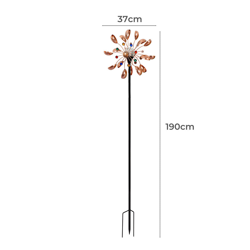 Garden Windmill Solar Light Wind Spinner-1942353775662600194