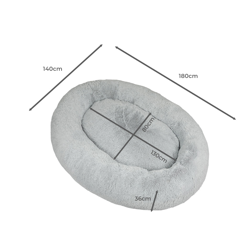 PaWz Replacement Pet Bed Cover Zipper Grey Cover-1942352750763446274