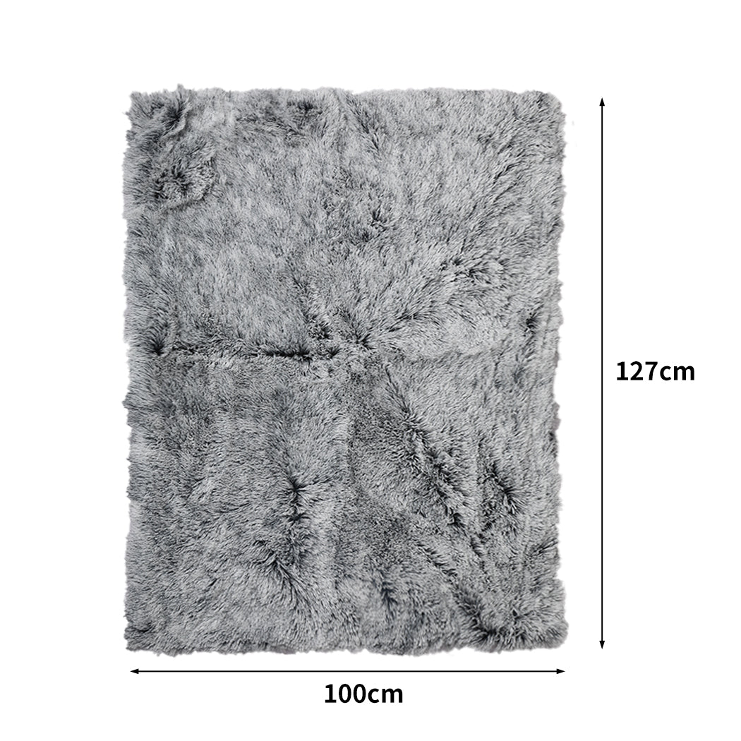 PaWz Dog Blanket Pet Cat Mat Puppy Warm Charcoal-1942352738214088706