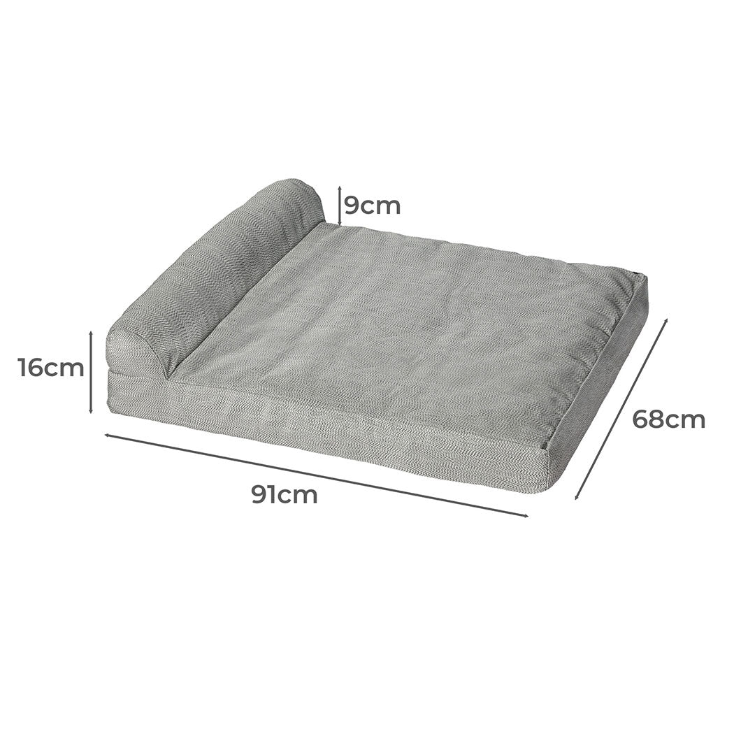PaWz Pet Bed Chew Proof Memory Foam L Large-1942352764214579202