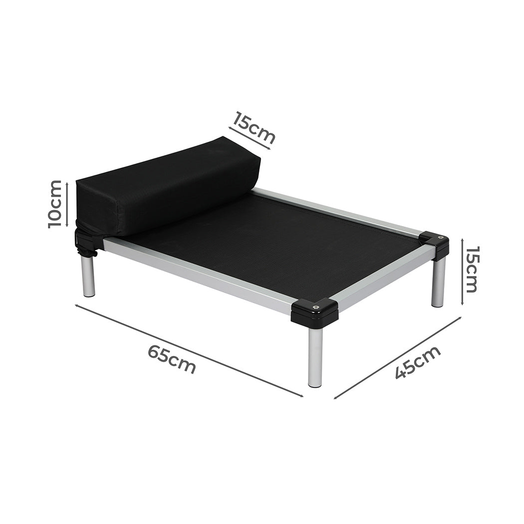 PaWz Pet Trampoline Aluminium Frame M Black Medium-1942352765258960898