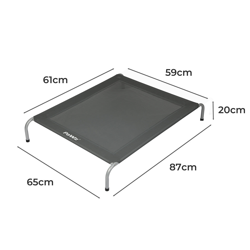 PaWz Elevated Trampoline Pet Bed Dog M Grey Medium-1942352768547295234