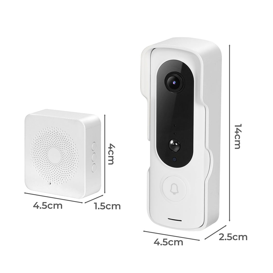 Wifi Doorbell Camera with Indoor Chime-1910112334953713666