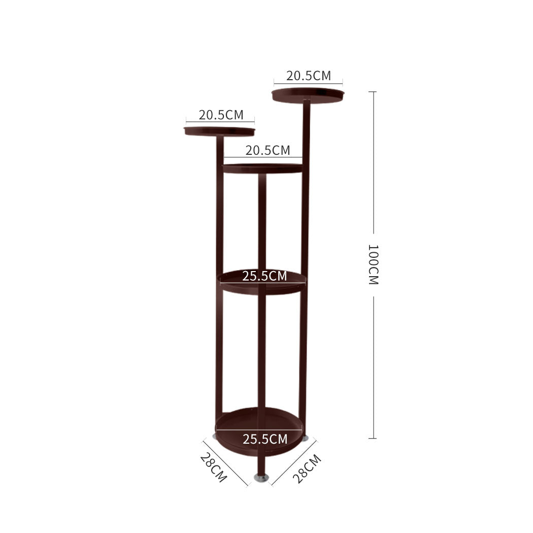 Levede Plant Stand Outdoor Indoor Flower Bronze Medium-1942352903557746690