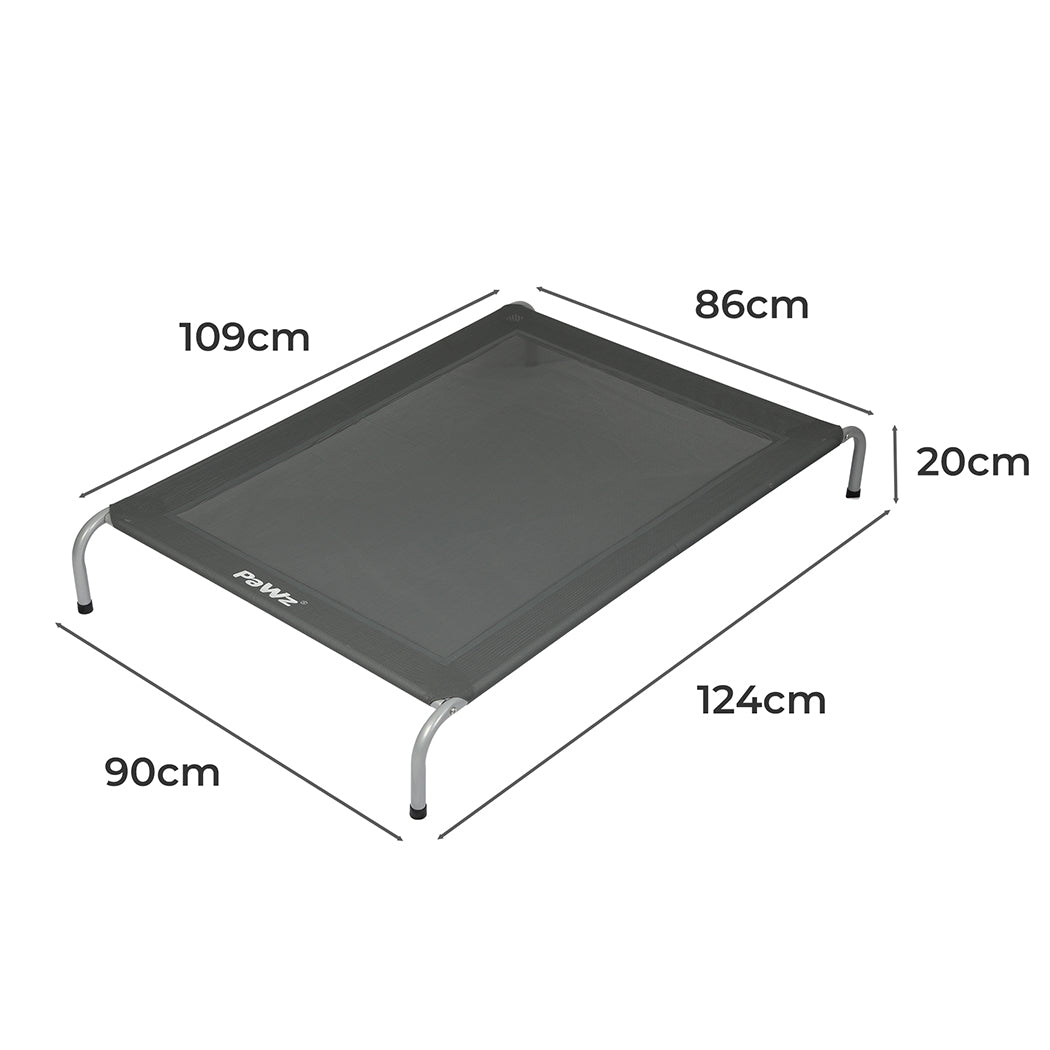 PaWz Elevated Trampoline Pet Bed Dog XL Grey X-Large-1942352768882839554