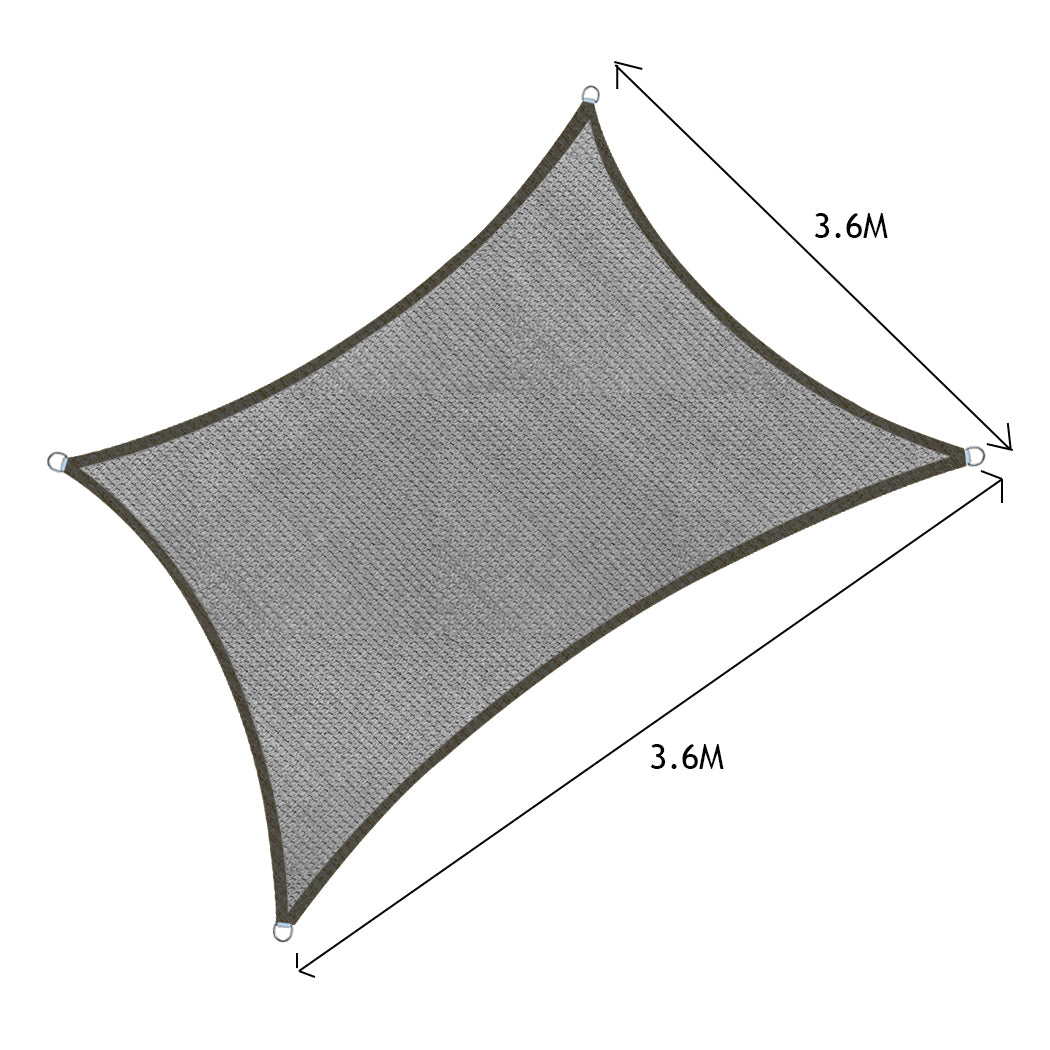 Outdoor Awning Cloth Sun Shades Sail Charcoal 280-1942352868514336770