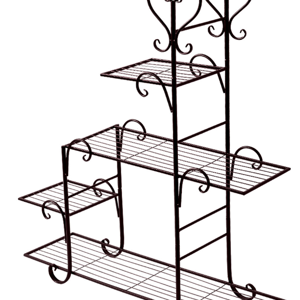 Levede Plant Stand Outdoor Indoor Metal Bronze-1942353740409475075