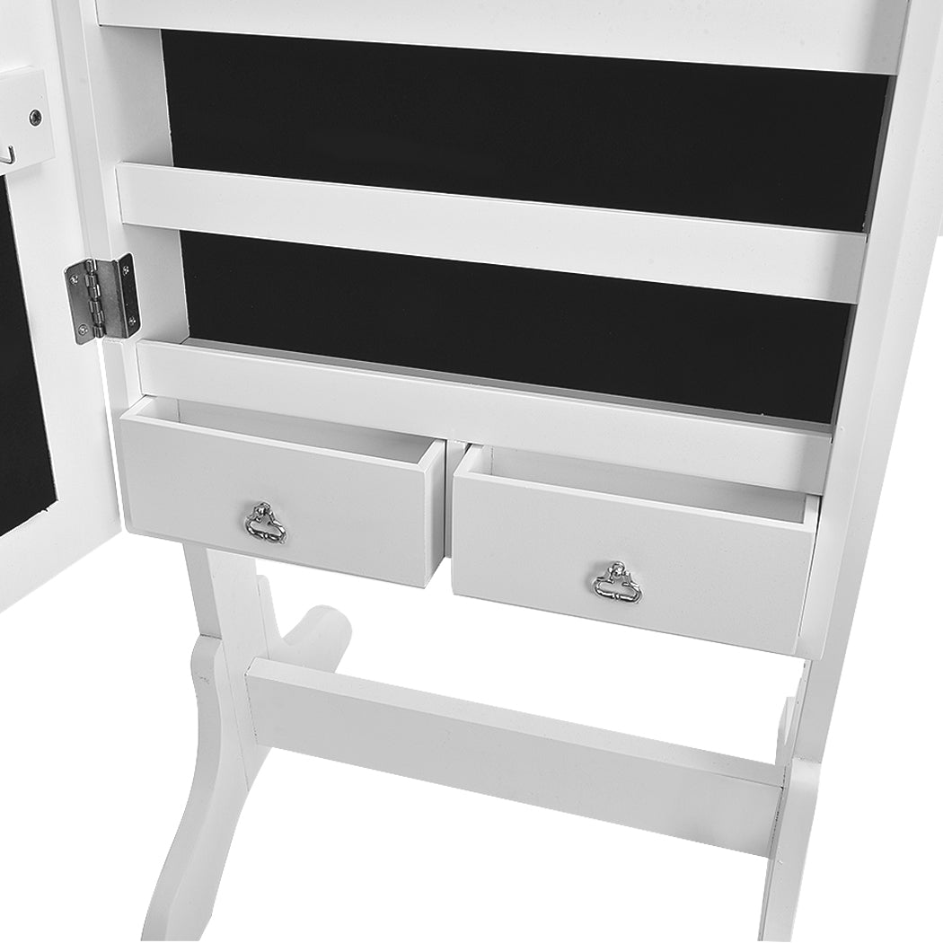 Levede Mirror Jewellery Cabinet Storage-1917016723144445955
