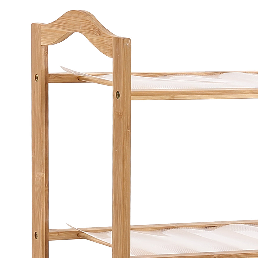 Levede Bamboo Shoe Rack Storage Wooden-1942353134529679363