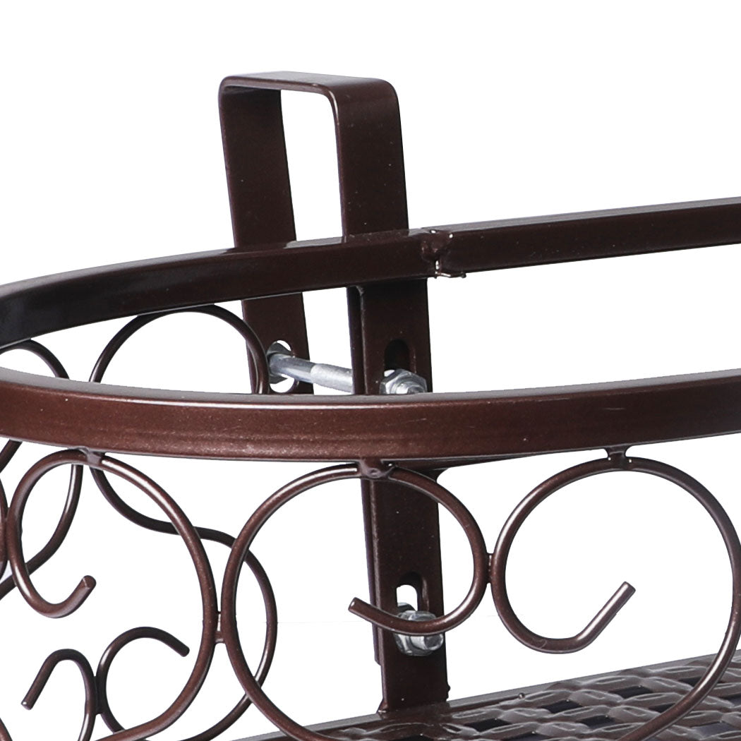 Levede Plant Stand Outdoor Indoor Home Bronze Oval-1942353742942834691