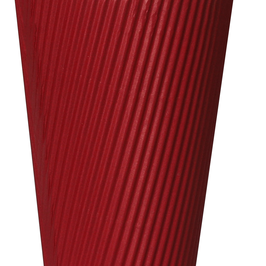 1000 Pcs 16oz Disposable Takeaway Coffee Red-1942353278058762243