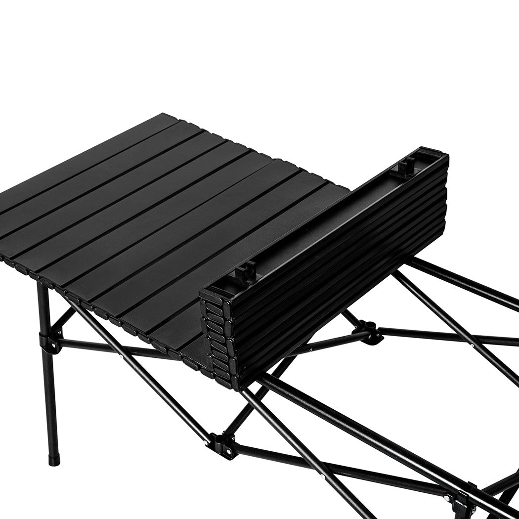 Levede Folding Camping Table Portable Black-1942353032847167491
