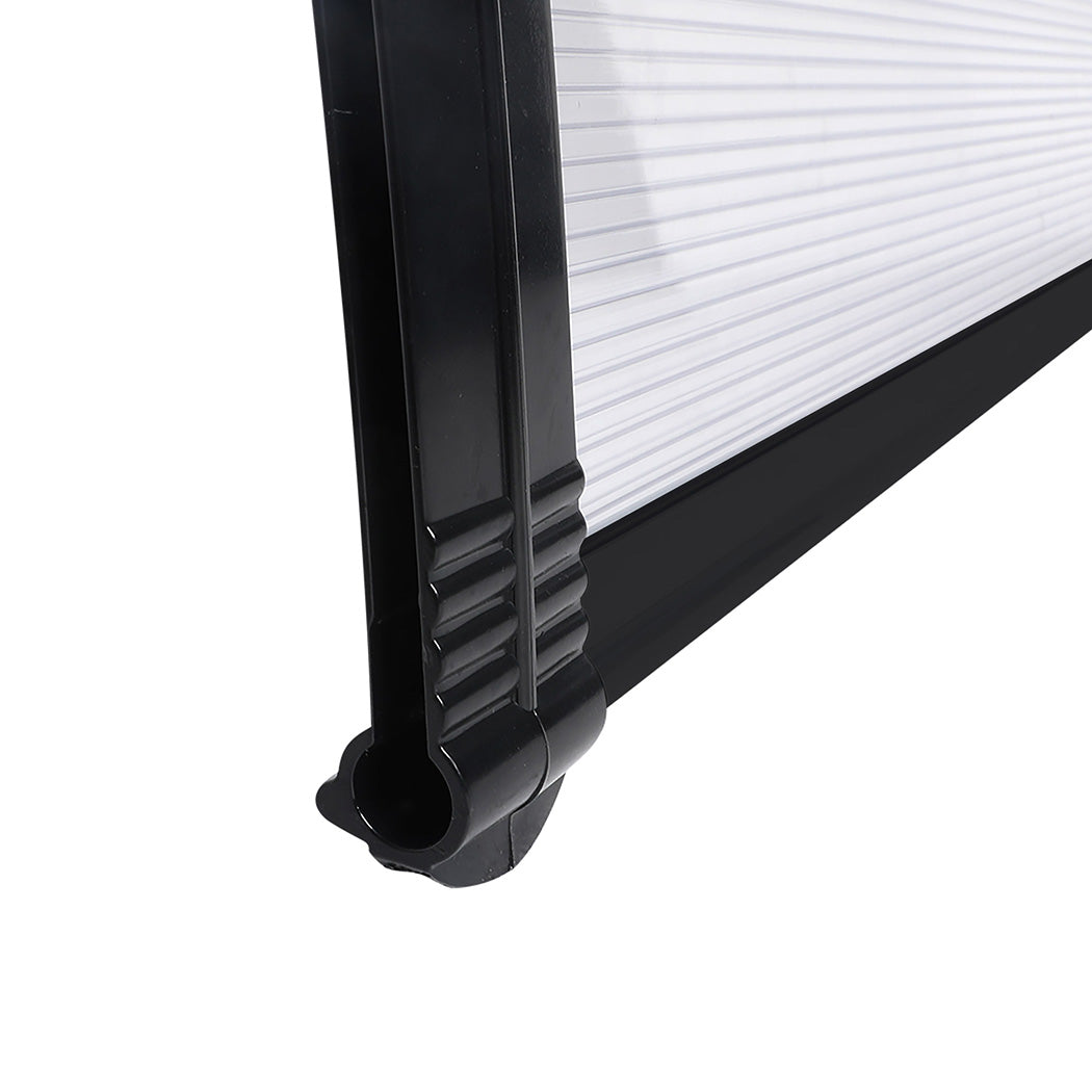 Mountview Window Door Awning Outdoor 1M X 1.2M Transparent 1x1.2M-1942353016363552771