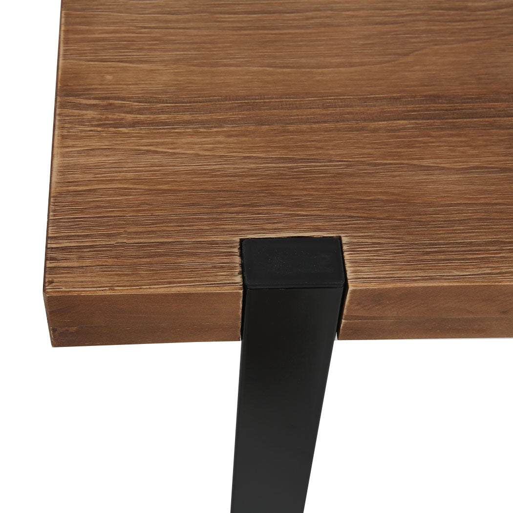 Levede Dining Table Industrial Wooden-1910113284334424067