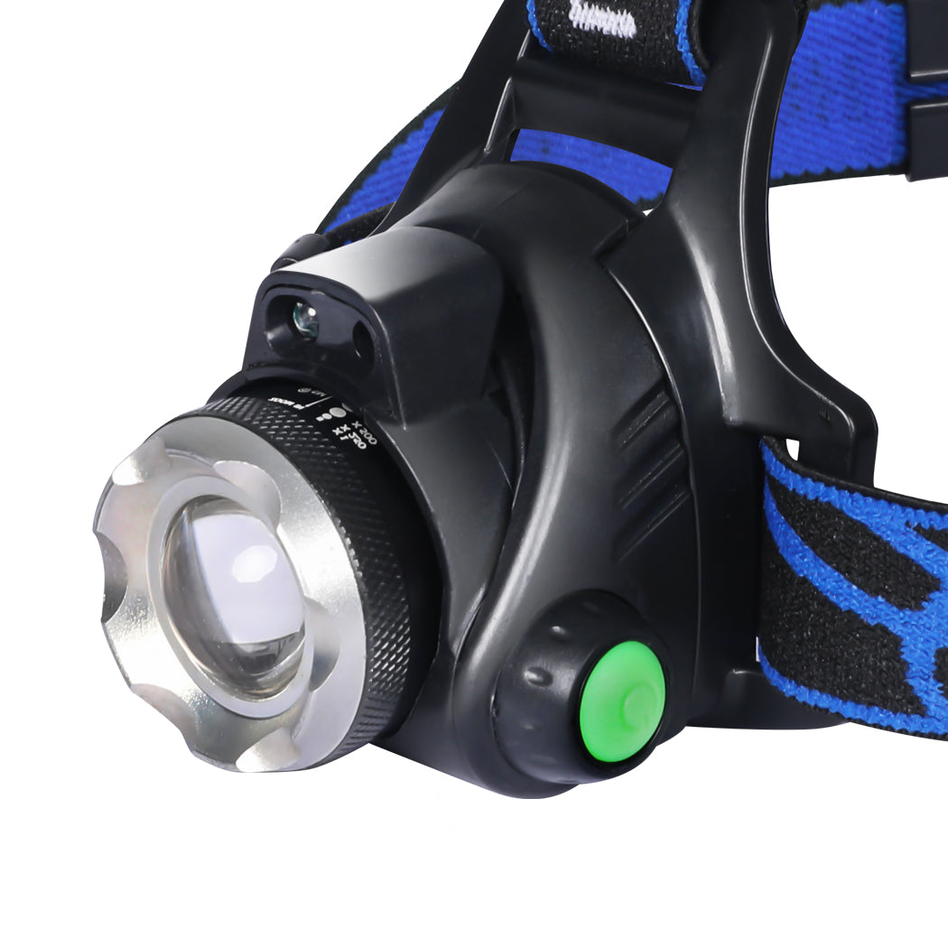 2x 500LM LED Headlamp Headlight Flashlight-1942352950521368579