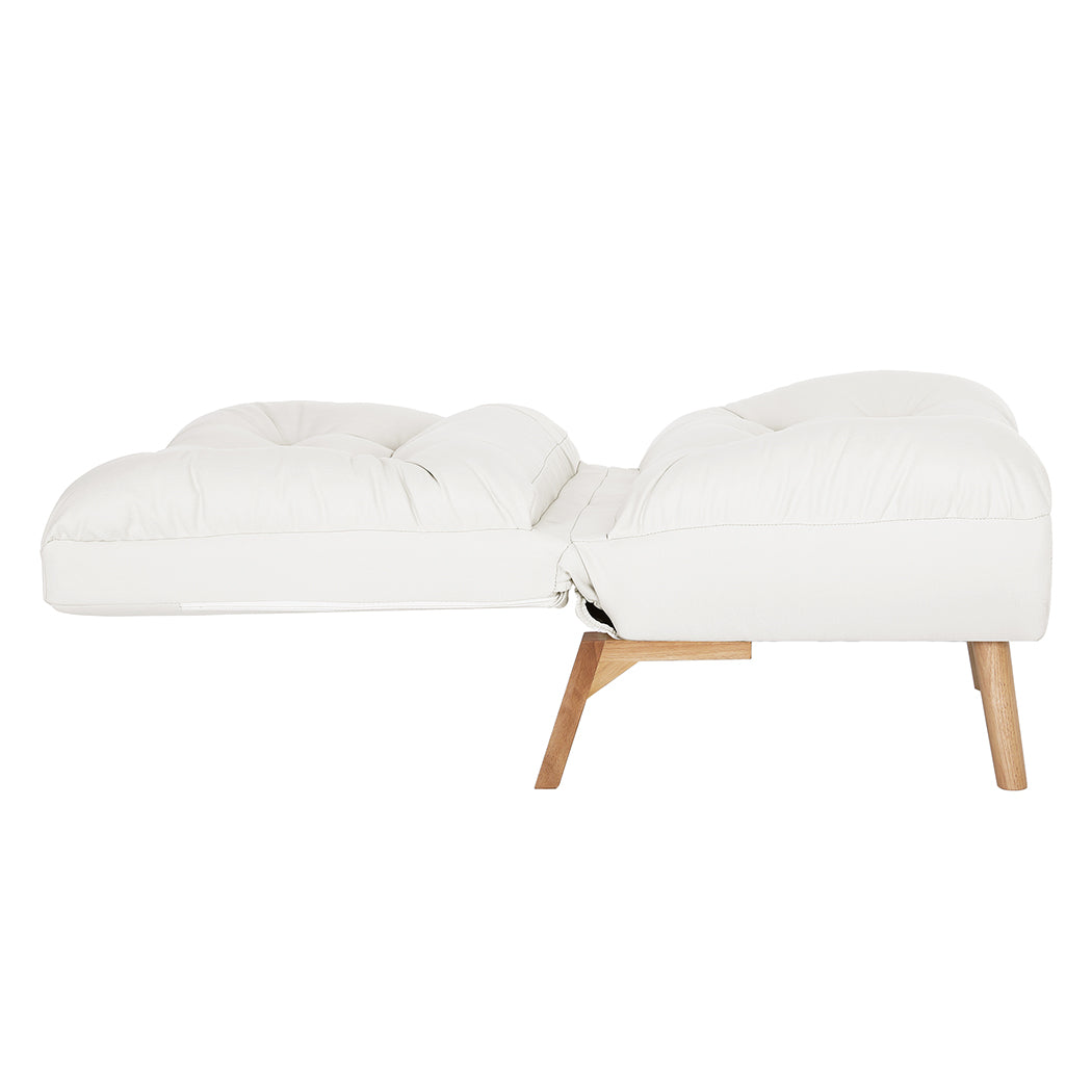 Levede Lounge Accent Chair Sofa Recliner Cream-1910113169913810947