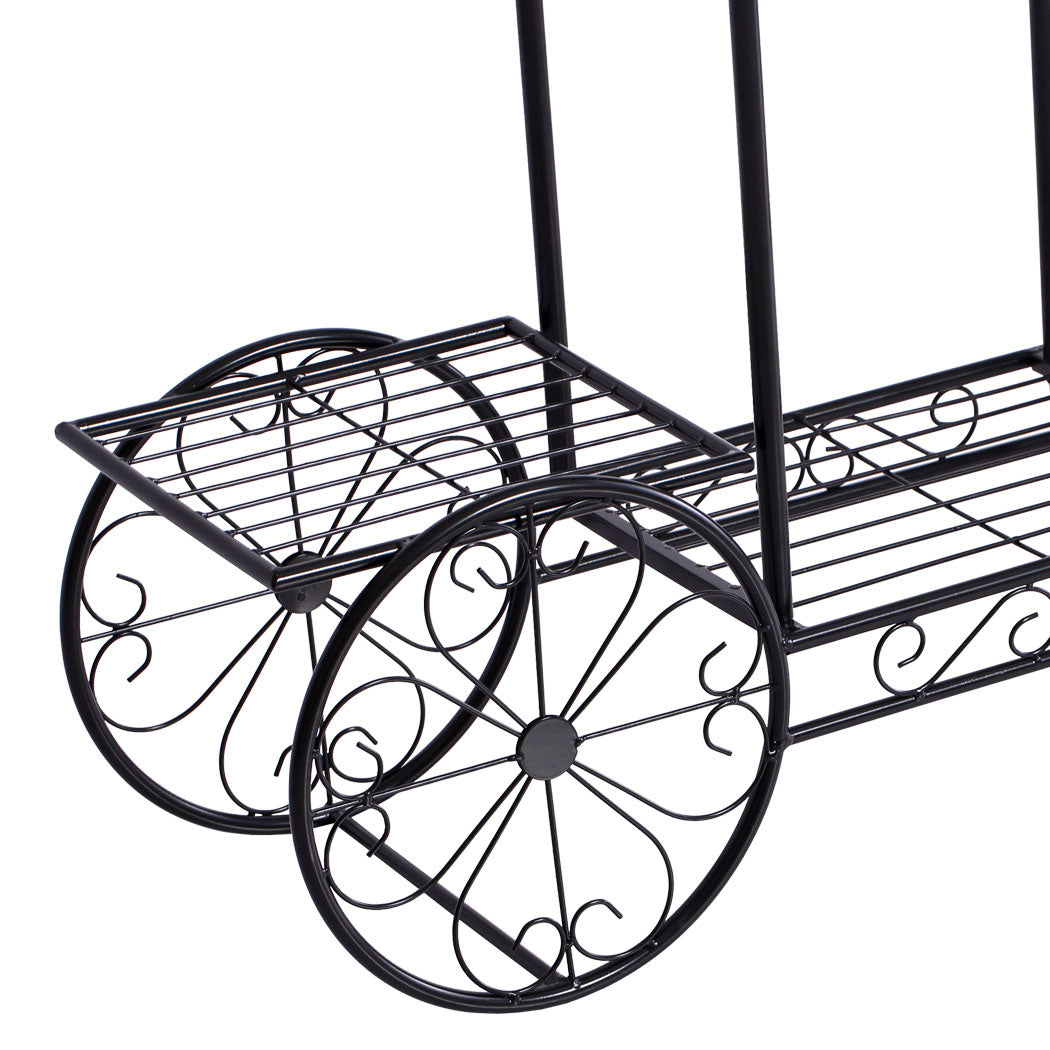 2x Levede Plant Stand Outdoor Indoor Gold-1942353737674788867
