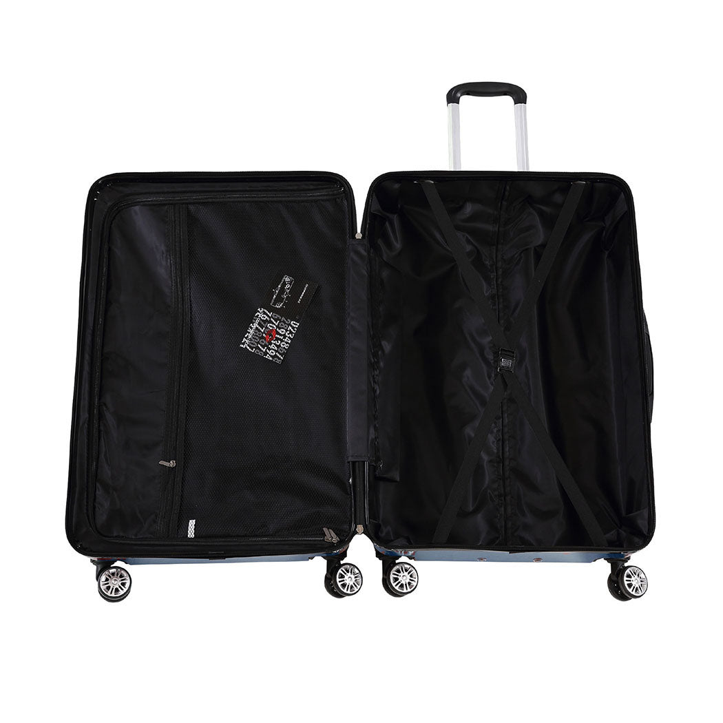 28" Travel Luggage Carry On Expandable Navy-1942352931269513219