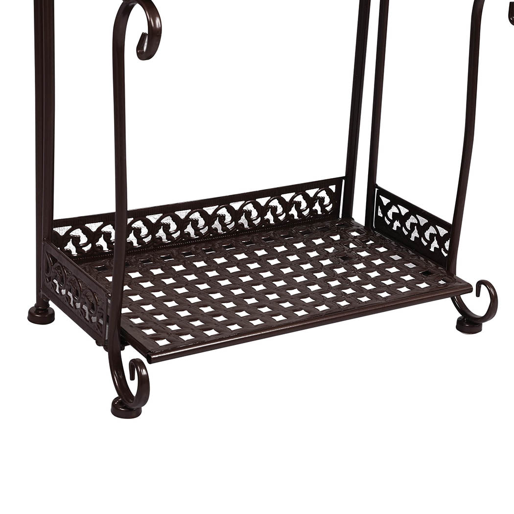 Levede Plant Stand 4 Tiers Outdoor Indoor Bronze-1942353747346853892